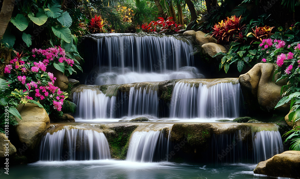 Dreamlike Landscapes and Mystical Gardens with Vibrant Flowers and Glowing Nature Dreamlike Landscapes and Mystical Gardens with Vibrant Flowers and Glowing Nature