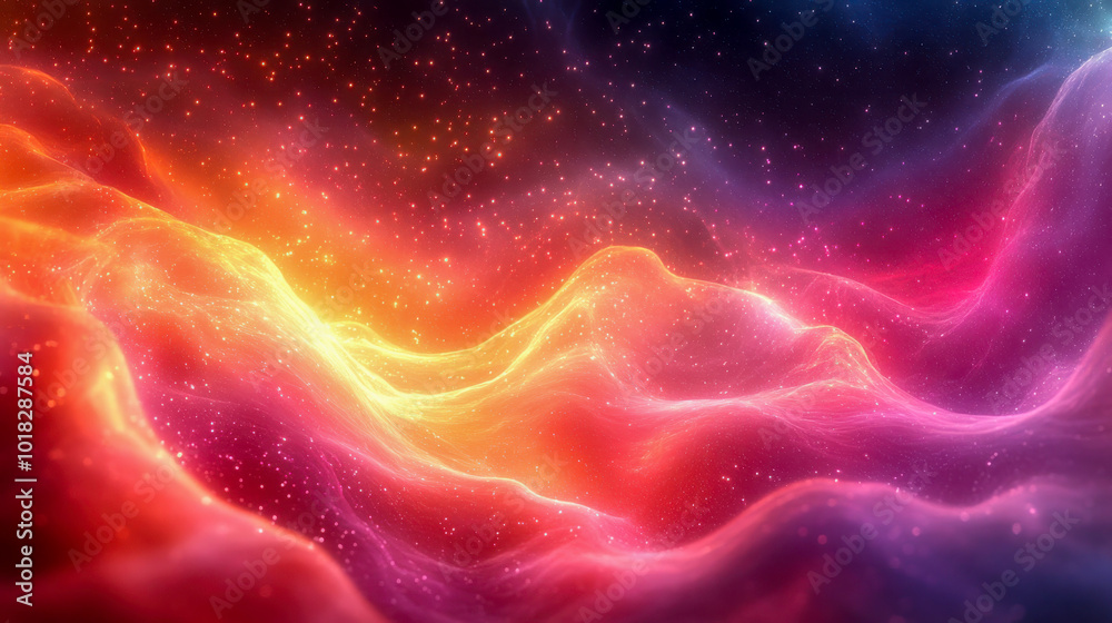 Colorful abstract energy waves flowing in a smooth, vibrant pattern. Futuristic, energy, science, technology Colorful abstract energy waves flowing in a smooth, vibrant pattern. Futuristic, energy, science, technology