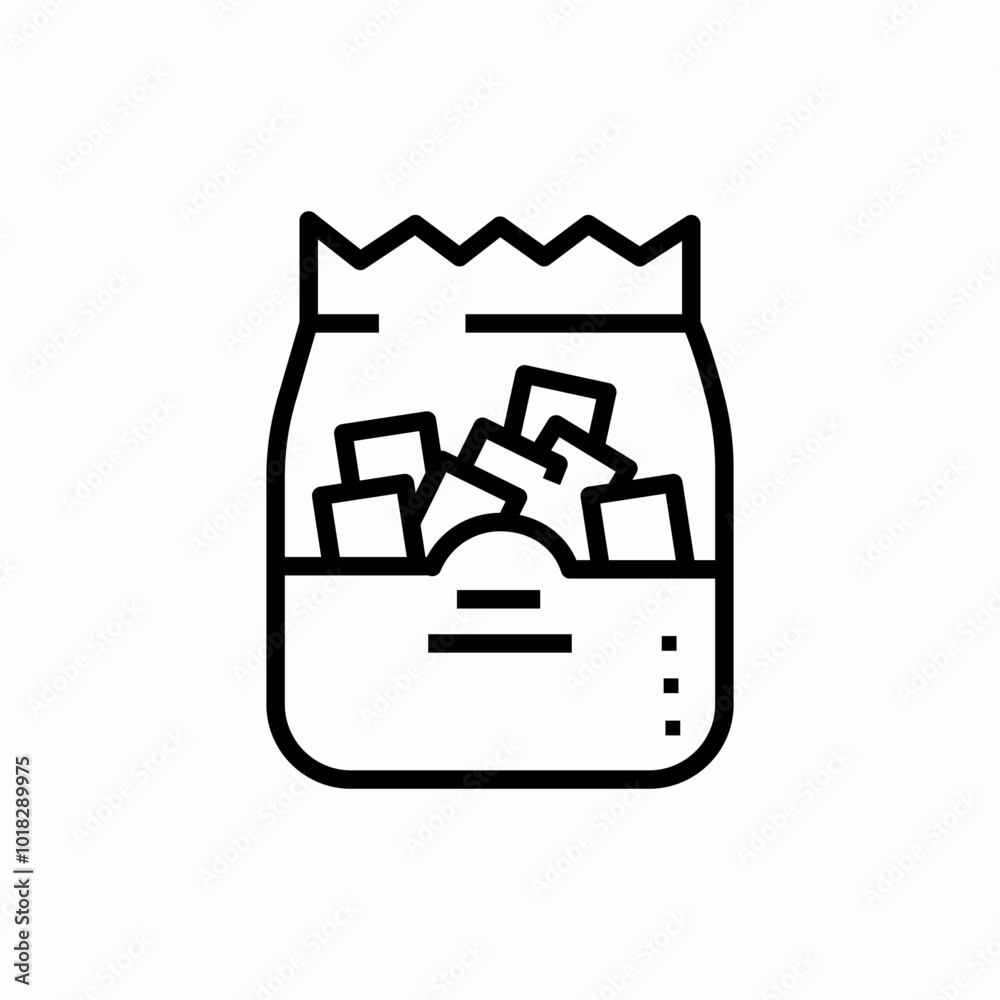ice pack icon sign vector