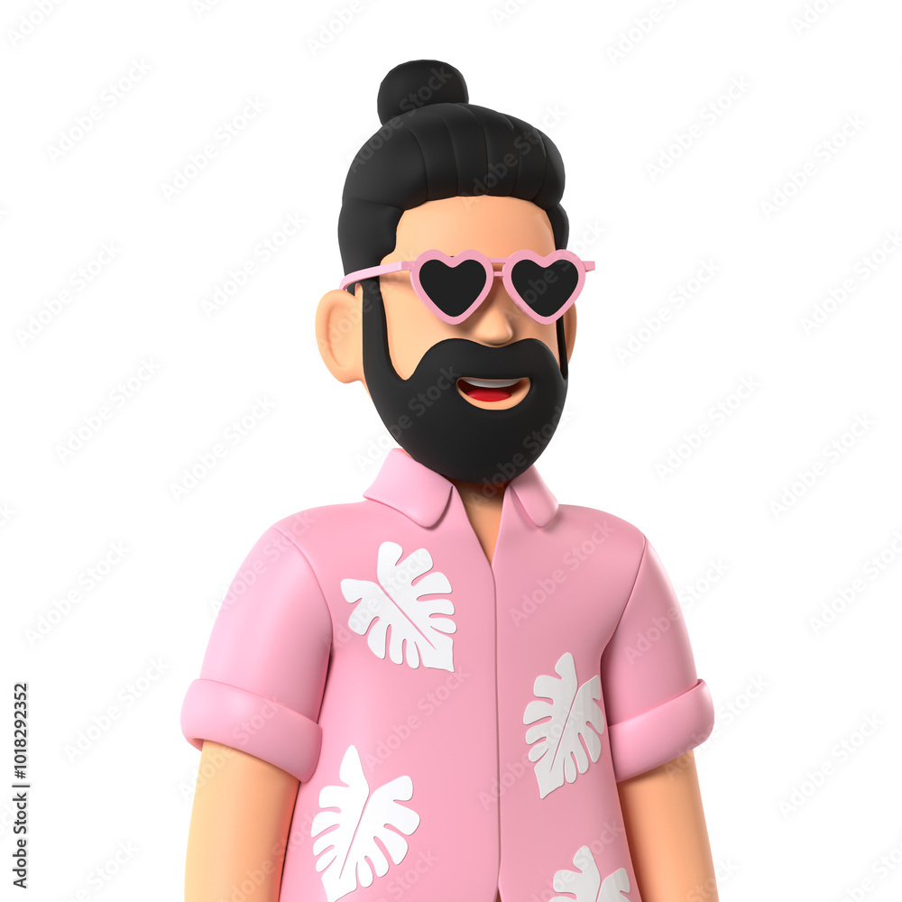Summer Holiday Avatar 3D Profile Summer Holiday Avatar 3D Profile