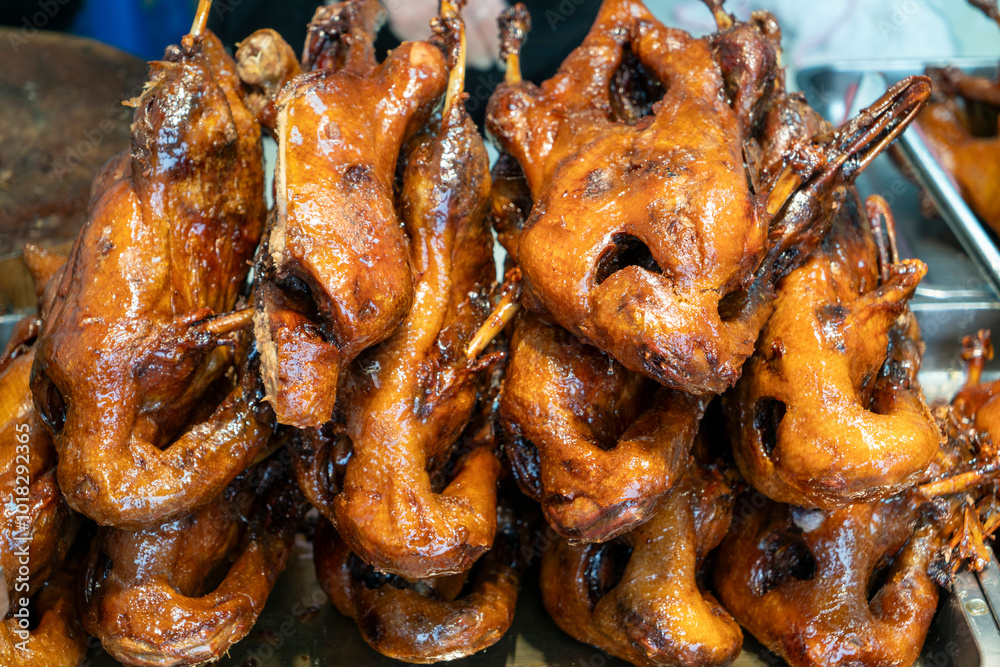 Sweet skinned duck, a delicacy of Leshan, Sichuan, China