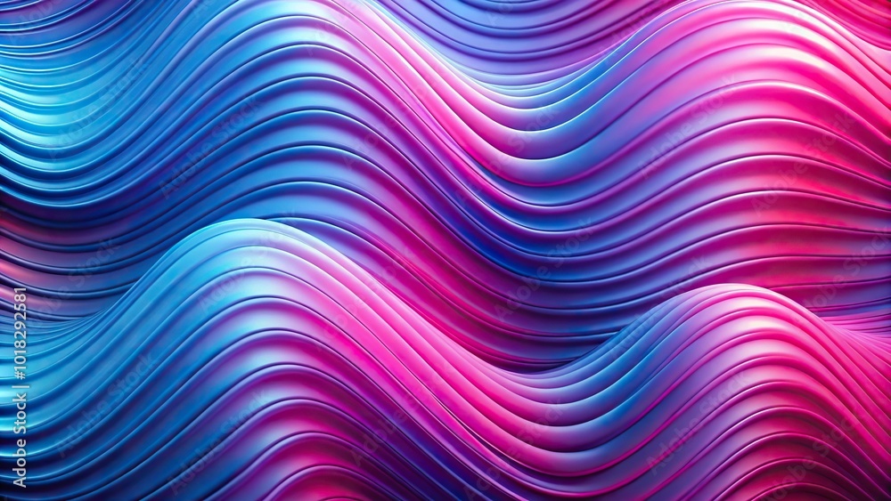 Obraz premium Abstract pink and blue waves background