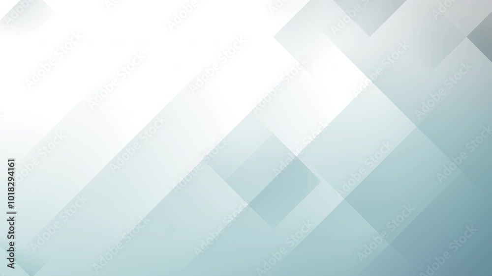 Modern corporate white blue square motion background. Seamless loop