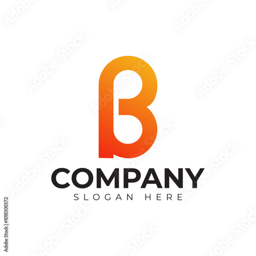 vector letter b logo premium template