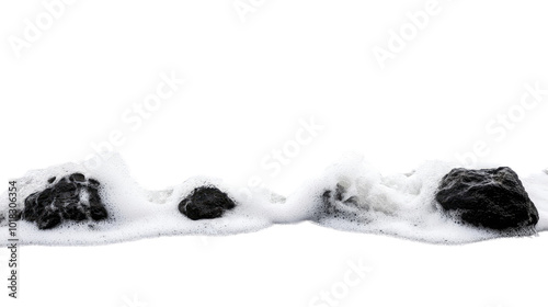 Fototapeta Naklejka Na Ścianę i Meble -  sea ​​wave transparent background