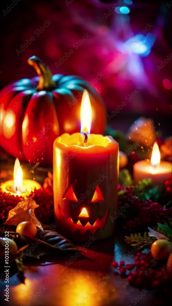 Halloween fire background Halloween fire background