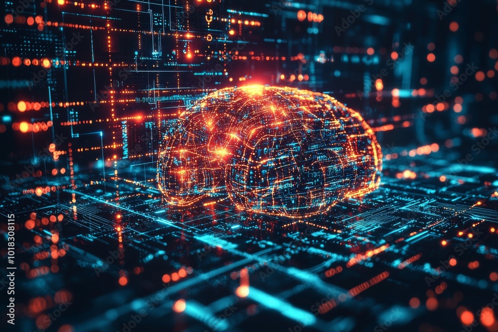 Digital Technology background of data and network Digital Technology background of data and network