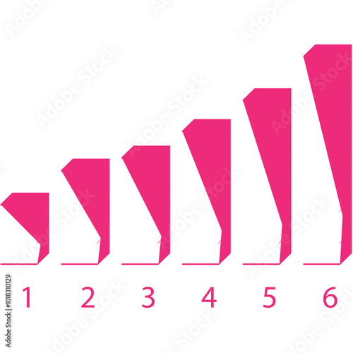  Business infographics icons with different diagram vector illustration. Abstract data visualization, marketing charts and graphs. Business statistics, planning and analytics, forecasting growth rates