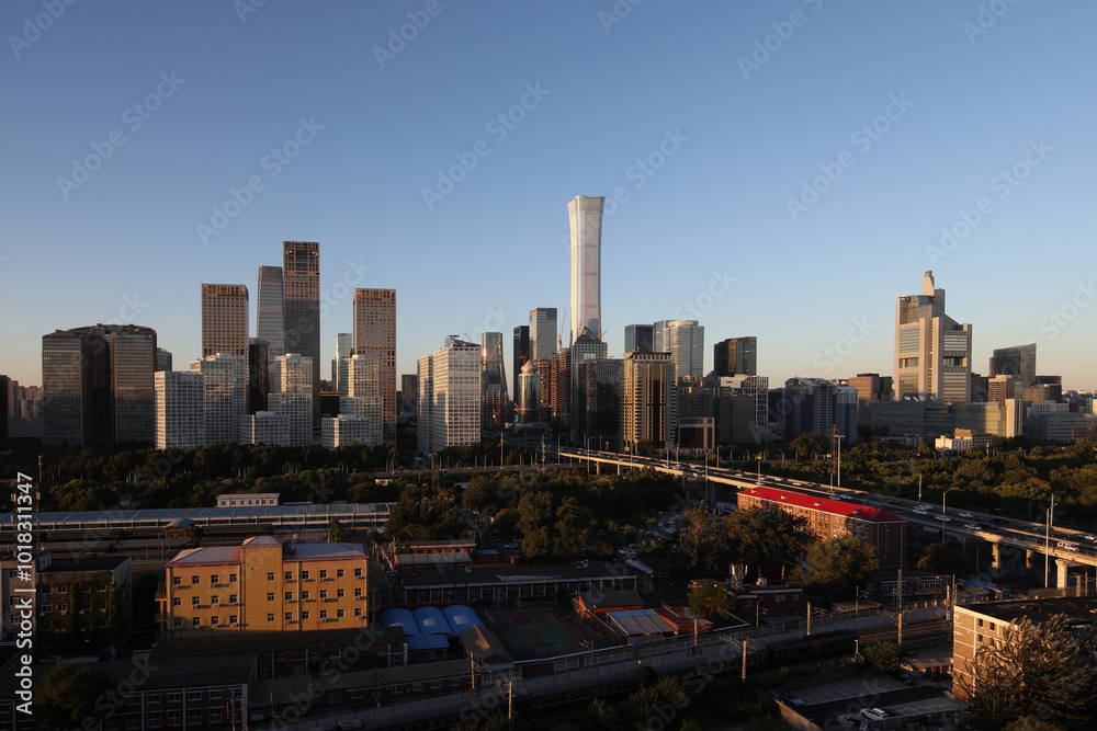 Fototapeta premium city skyline