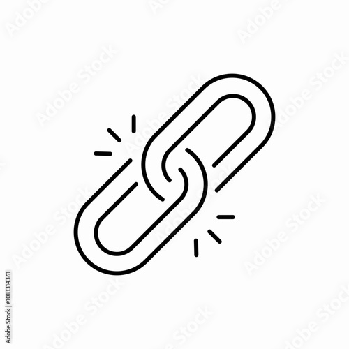 building link icon sign vector