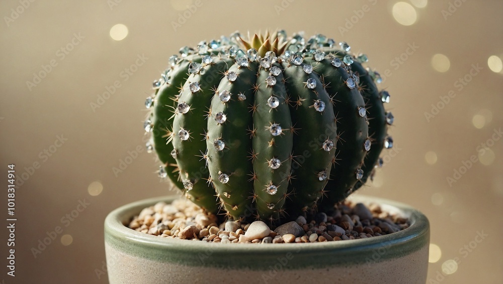 A small green cactus