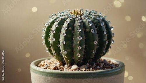 A small green cactus