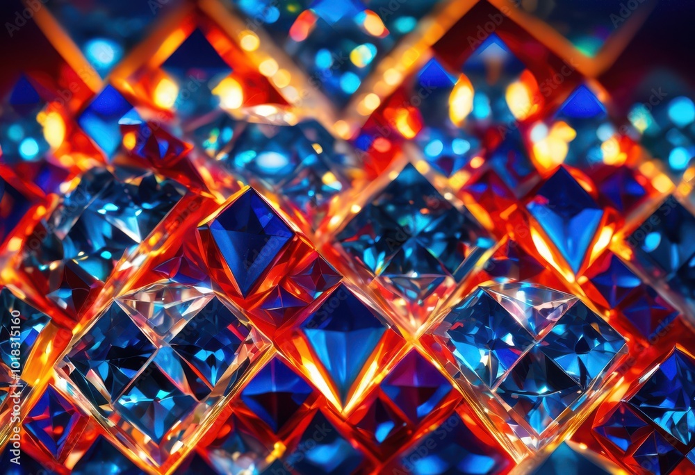 close sparkling diamond pattern highlighted vibrant light reflections colorful variations brightness, sparkle, brilliance, radiance, clarity, luster close sparkling diamond pattern highlighted vibrant light reflections colorful variations brightness, sparkle, brilliance, radiance, clarity, luster