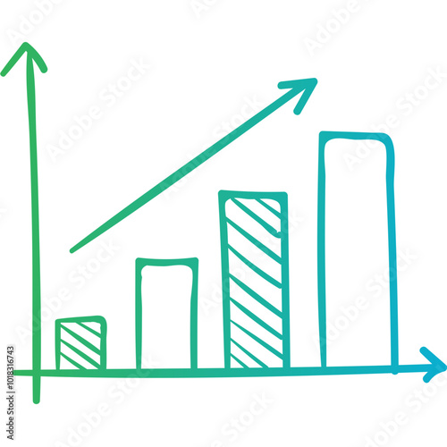 Business infographics icons with different diagram vector illustration. Abstract data visualization, marketing charts and graphs. Business statistics, planning and analytics, forecasting growth rates