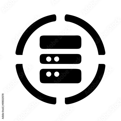 Tech stack icon representing technology integration and software architecture
