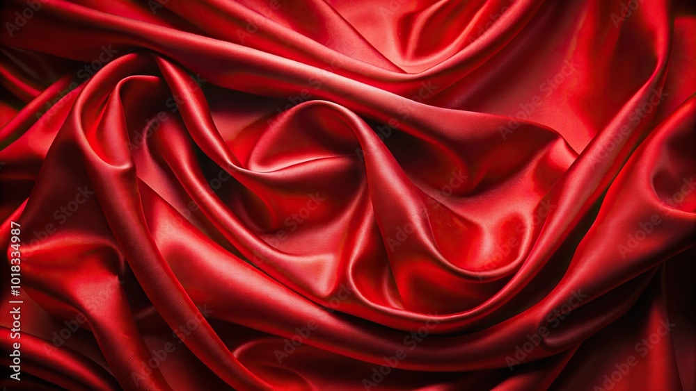 Abstract red satin fabric texture background Abstract red satin fabric texture background