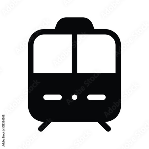 Grab this amazing icon of train in modern style