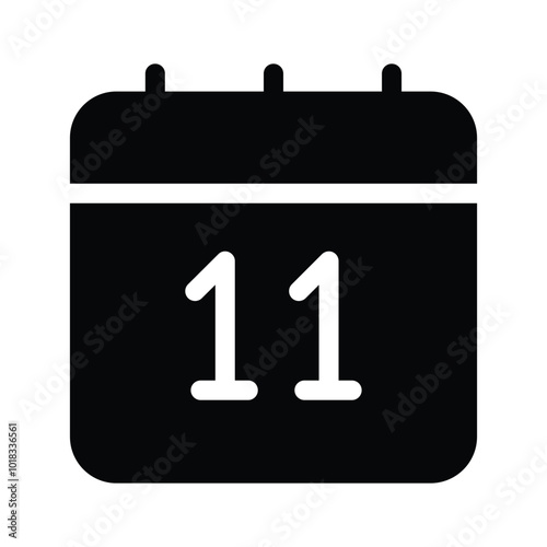 A simple calendar icon representing dates, schedules, or events