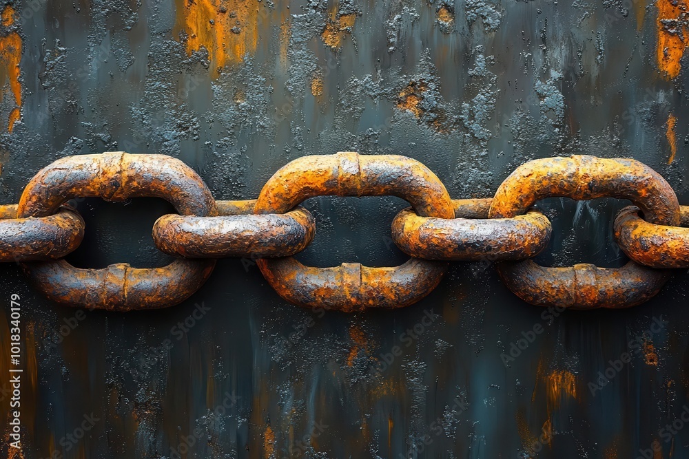 heavy chain impression creates a visual metaphor for resilience showcasing strong forged links against a textured background symbolizing strength and endurance in adversity heavy chain impression creates a visual metaphor for resilience showcasing strong forged links against a textured background symbolizing strength and endurance in adversity