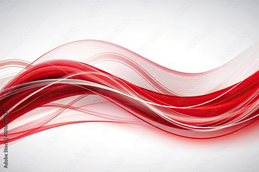 abstract red white blue waves on white background abstract red white blue waves on white background