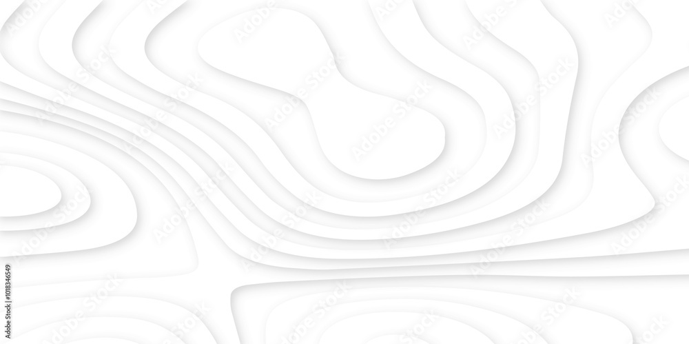 Abstract White paper cut background with lines.3d realistic papercut decoration textured with wavy layers. modern wallpaper texture and 3d realistic design use for banner flyers, posters. Abstract White paper cut background with lines.3d realistic papercut decoration textured with wavy layers. modern wallpaper texture and 3d realistic design use for banner flyers, posters.