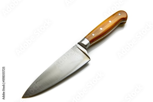 knife isolated on white transparent background , top view , flat lay. png