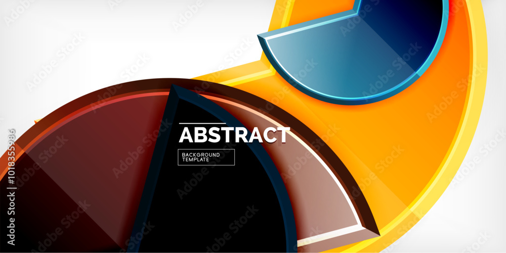 Glass reflective geometric round shapes background. Vector Illustration For Wallpaper, Banner, Background, Card, Book Illustration, landing page Glass reflective geometric round shapes background. Vector Illustration For Wallpaper, Banner, Background, Card, Book Illustration, landing page