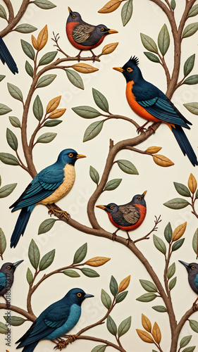 Pattern ornament created by artificial intelligence