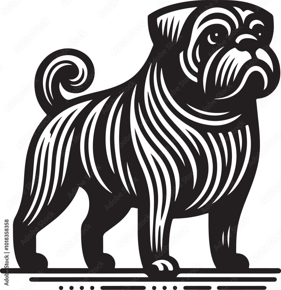 Boxer Dog silhouette vector collection on white background. Dog art work vector illustration. Boxer Dog silhouette vector collection on white background. Dog art work vector illustration.