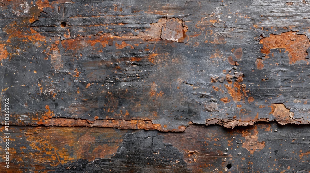 Industrial Rust Texture: Panoramic grunge texture of a rusted metal surface Industrial Rust Texture: Panoramic grunge texture of a rusted metal surface
