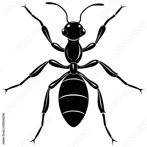 black and white beetle