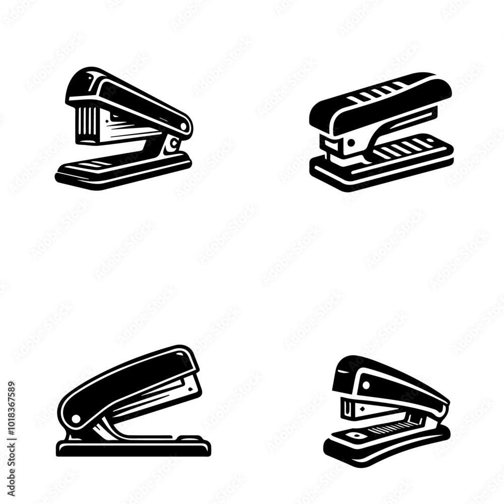 stapler, icon, vector illustration, white background