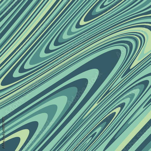 Abstract psychedelic groovy background.