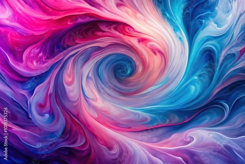 Abstract swirls of color