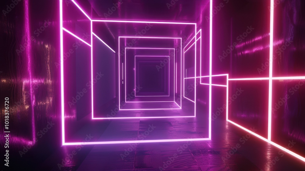 Neon Corridor Neon Corridor