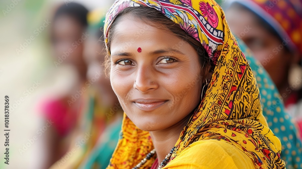 Fototapeta premium Female photographer capturing the strength and beauty of women in rural communities around the world photography, women empowerment