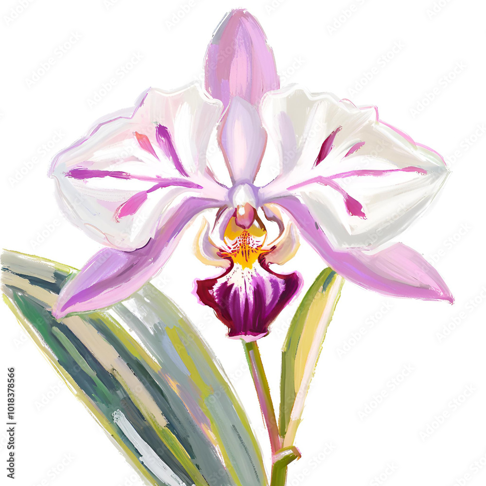 Naklejka premium Ilustração de flores.