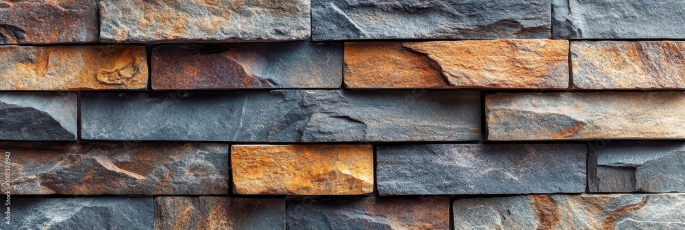 Textured Stone Wall with Irregularly Shaped Bricks in Shades of Gray, Brown, and Rust Textured Stone Wall with Irregularly Shaped Bricks in Shades of Gray, Brown, and Rust