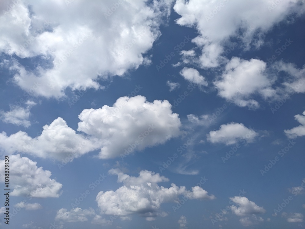 Obraz premium blue sky with clouds