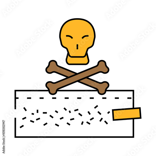 drug nicotine tobacco line icon vector. drug nicotine tobacco sign. isolated symbol illustration
