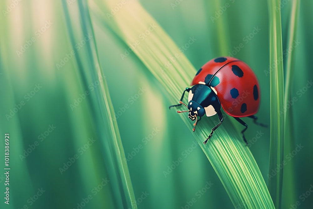 Ladybug on a Blade of Grass Ladybug on a Blade of Grass