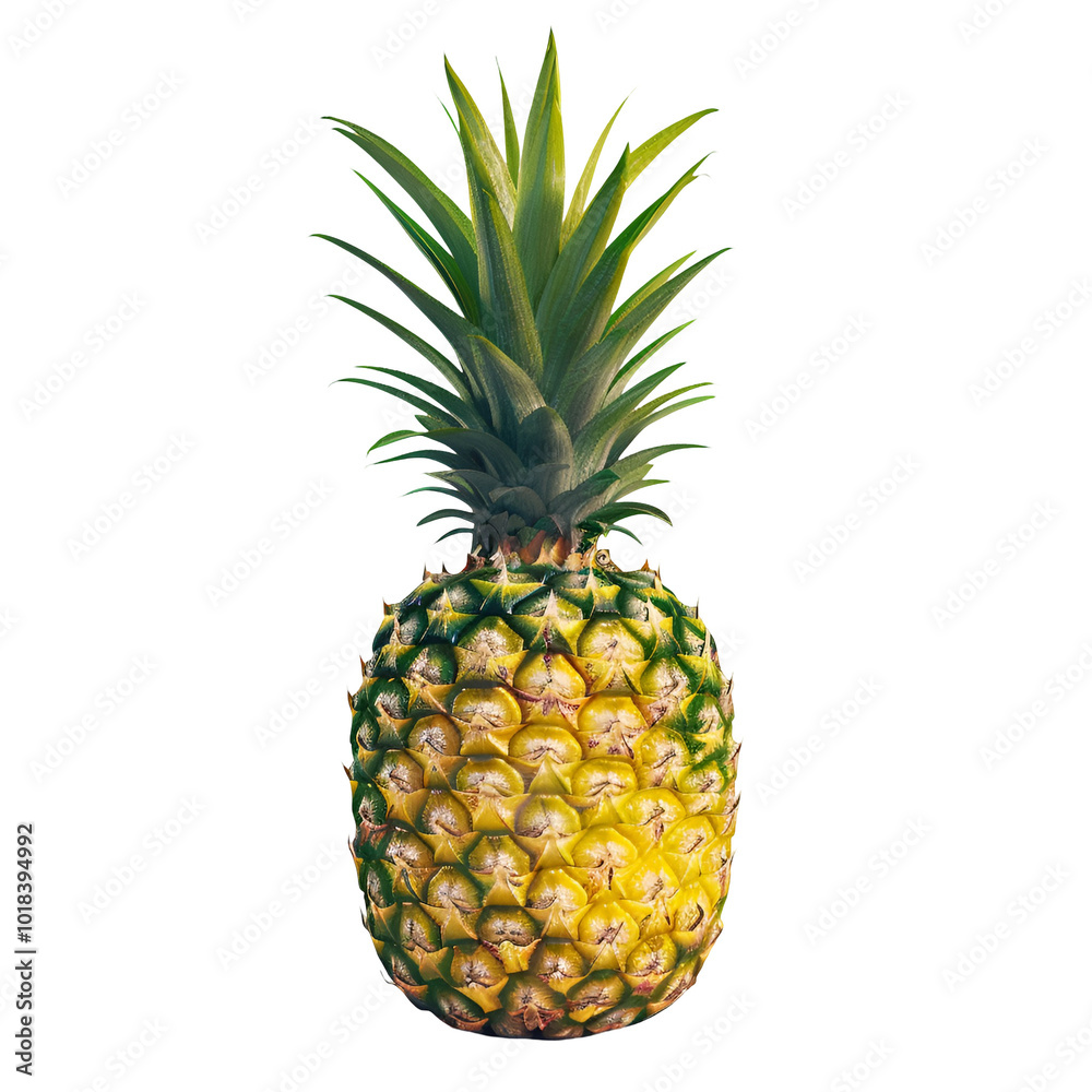 Pineapple and Flowers Clipart Vector Illustration Pineapple and Flowers Clipart Vector Illustration
