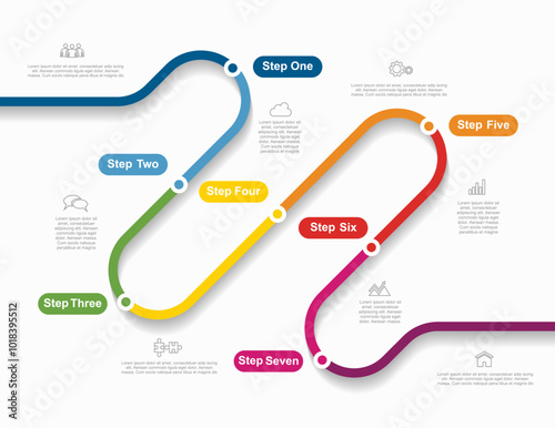 Infographic design template with place for your data. Vector illustration.