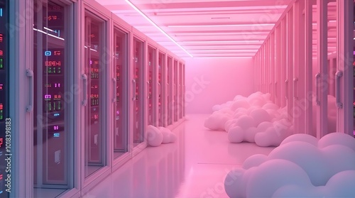 Wallpaper Mural Journey to the Cloud: A Surreal Data Center. Torontodigital.ca