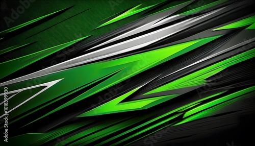 Racing Background With Green Black Vector