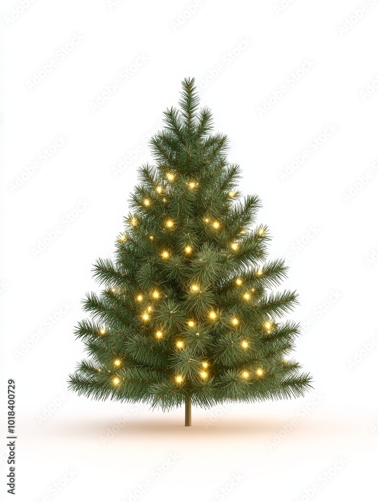 Fototapeta premium Festive Christmas tree
