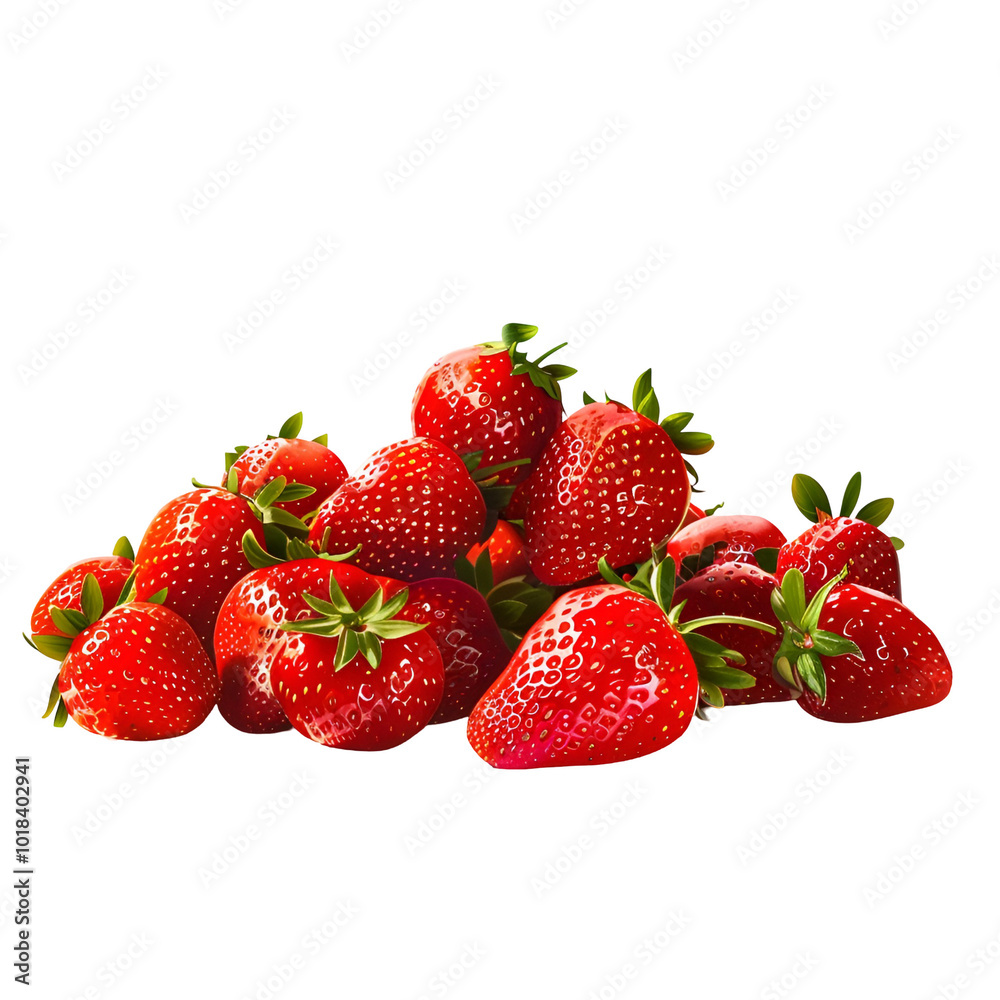 Fresh Strawberries Clipart Vector Illustration Fresh Strawberries Clipart Vector Illustration