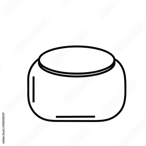 illustration vector graphic of 
stoples keep the cake so it doesn't stale easily
