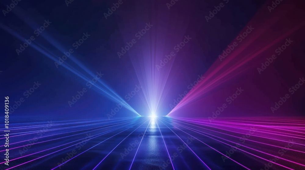 Obraz premium Abstract Neon Lights