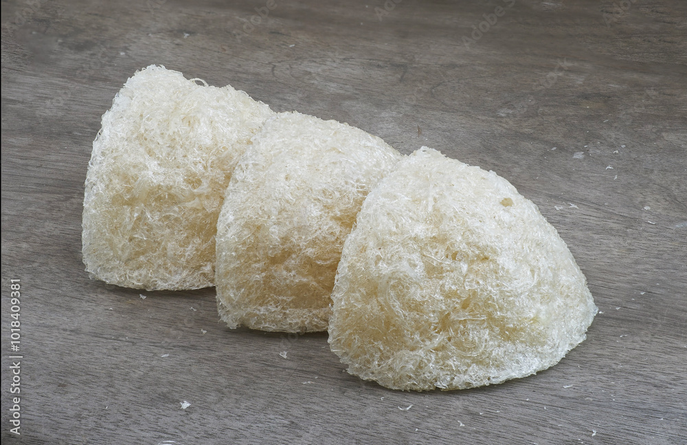 Swallow's nest or Bird’s nest isolated. Bird's nest is an expensive culinary ingredient for health. Edible bird's nest Swallow's nest or Bird’s nest isolated. Bird's nest is an expensive culinary ingredient for health. Edible bird's nest
